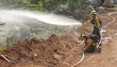 Update: Wildfire burning in Queens County now being held