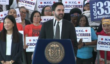 NYC Mayor Zohran Mamdani takes on Ronald Reagan in announcing NYC's 2nd city-run grocery store