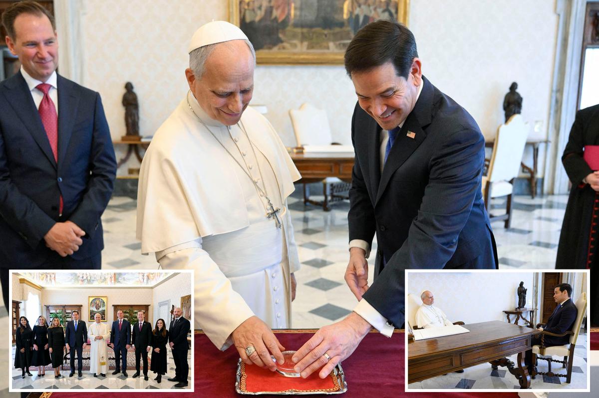 Rubio meets with Pope Leo XIV days after latest Trump attack