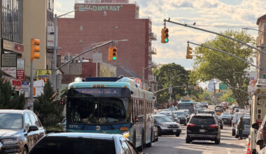 The new bus lane is expected to improve commute times to LGA