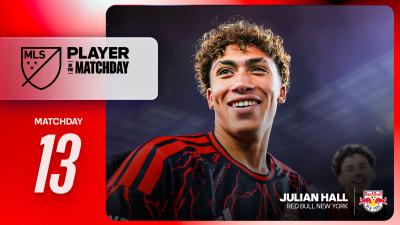 Red Bull New York: Julian Hall named Player of the Matchday