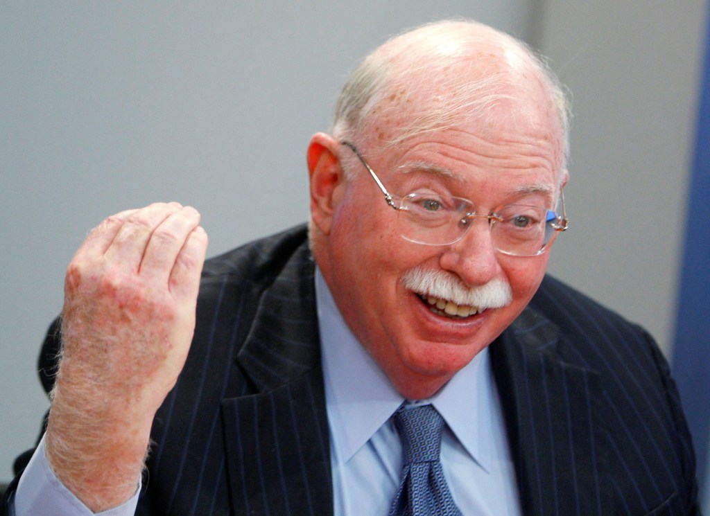 Michael Steinhardt speaking at the Reuters Investment Summit.