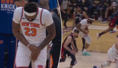 The Knicks moments Mitchell Robinson's injury may have happened