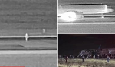 Moment Frontier Airlines plane strikes person on Denver runway seen in new video