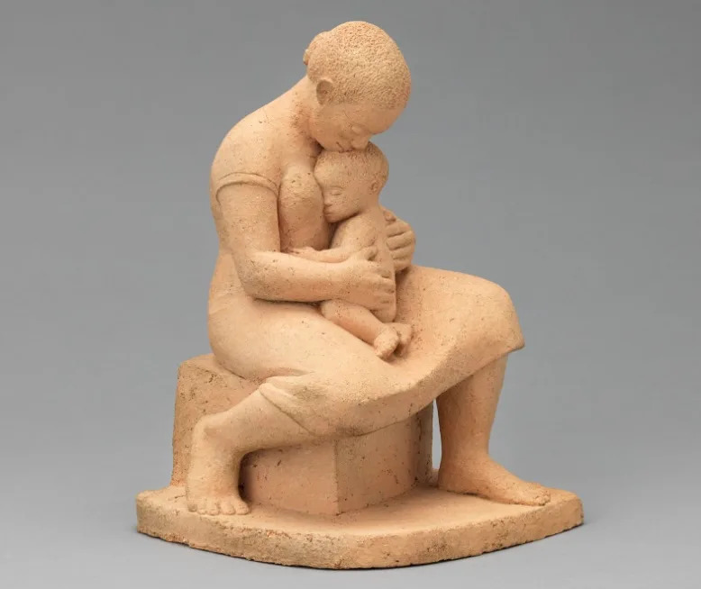 Mother and Child by Elizabeth Catlett, 1956