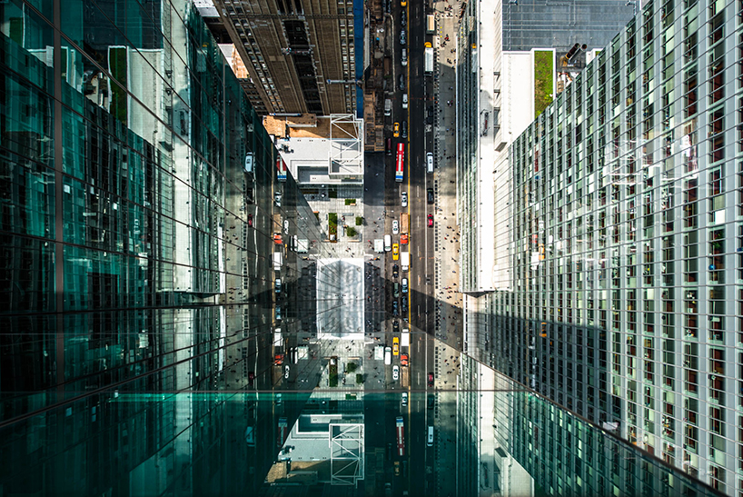 photo series distorts manhattan’s cityscape through fractured glass reflections - 5
