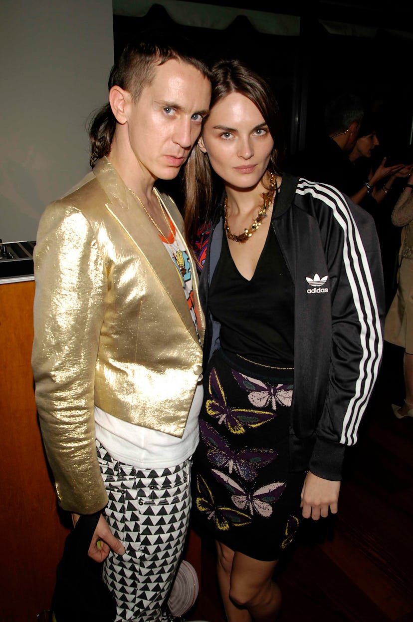 NEW YORK, NY - MAY 23: Jeremy Scott and Anouk Lepere attend La Maison Unique Longchamp grand opening...