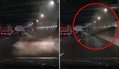 Massive piece of debris falls in NYC tunnel, leaving driver inches away from death
