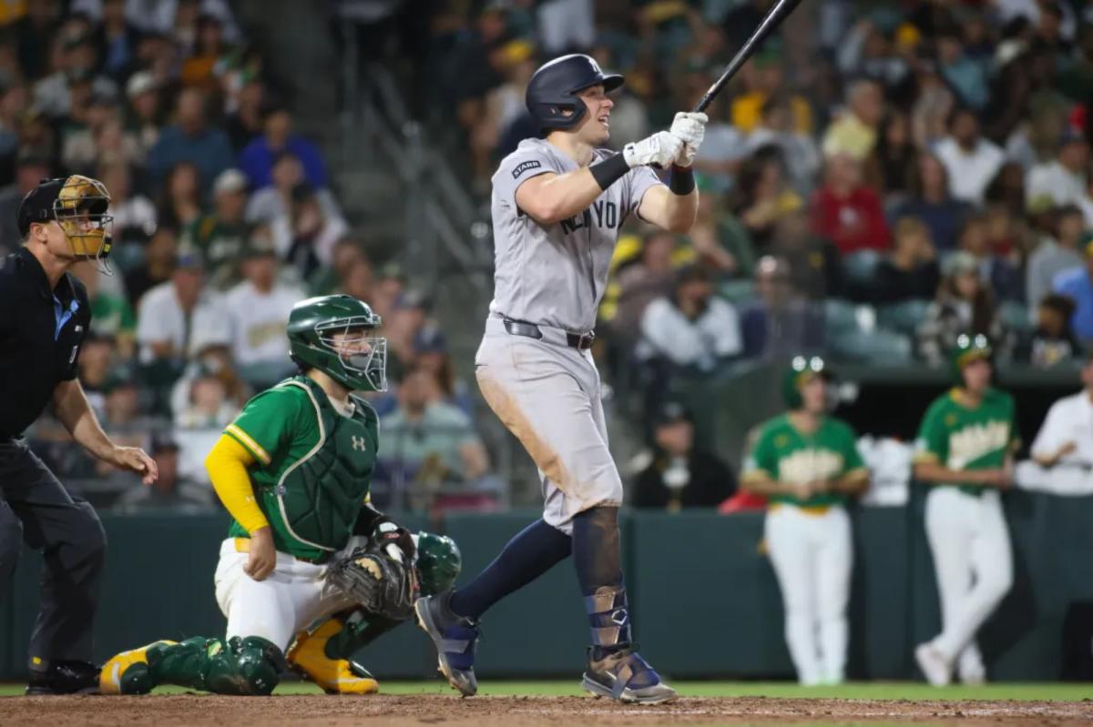 Yankees' Ben Rice continuing to keep pace with MLB's best