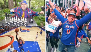 EMBARGO for 7 a.m. Friday -- NYC goes nuts for Knicks as hometown ballers chase first title in 53 years: 'Everybody's buzzed'