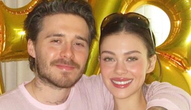 Brooklyn Beckham and Nicola Peltz snub David on his 51st birthday as Cruz's girlfriend Jackie brands him 'best dad'