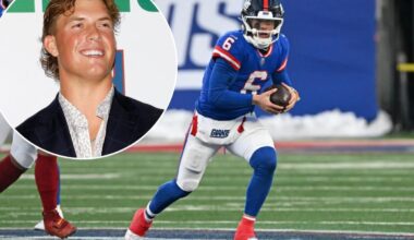 Jaxson Dart sees a 'violent' future for Giants under John Harbaugh