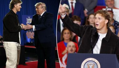 Jaxson Dart's Trump rally decision was a messy Giants reminder