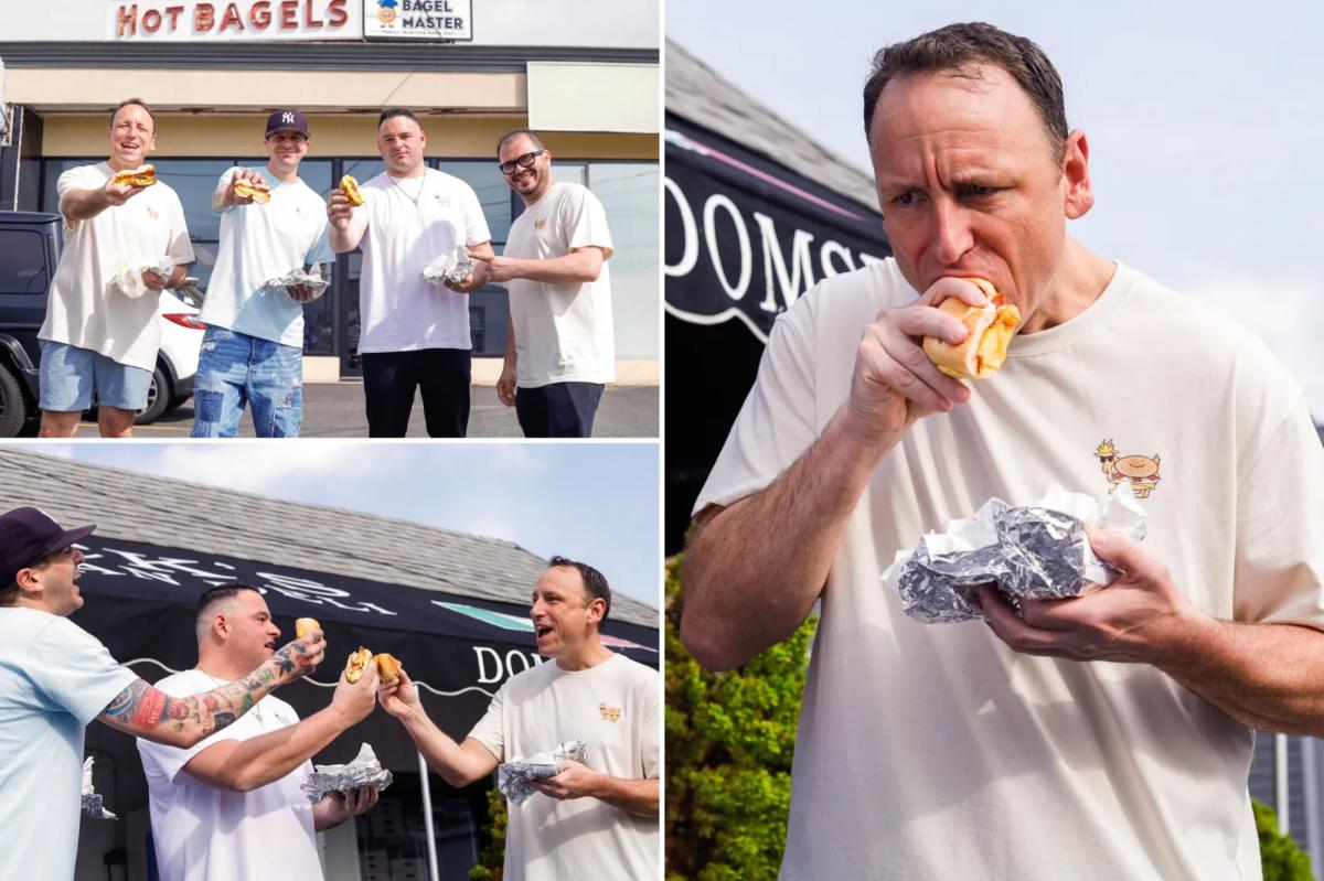 Sorry NYC, Joey Chestnut declares Long Island bagels the best
