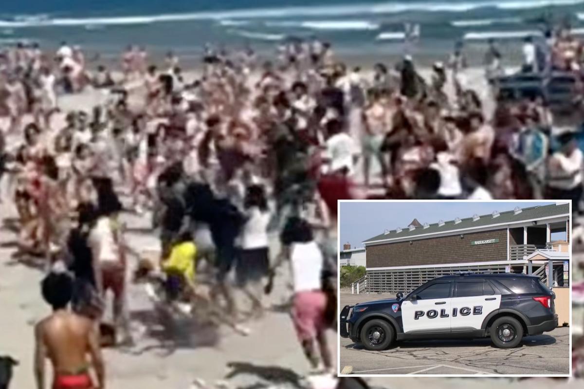 Rhode Island beach chaos leads to three stabbed, 11 arrested