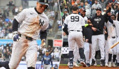 Aaron Judge hits walk-off homer to give Yankees win over Rays