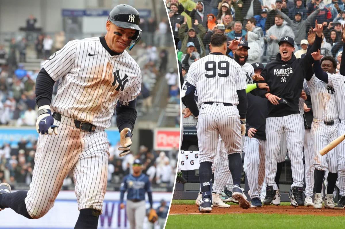 Aaron Judge hits walk-off homer to give Yankees win over Rays
