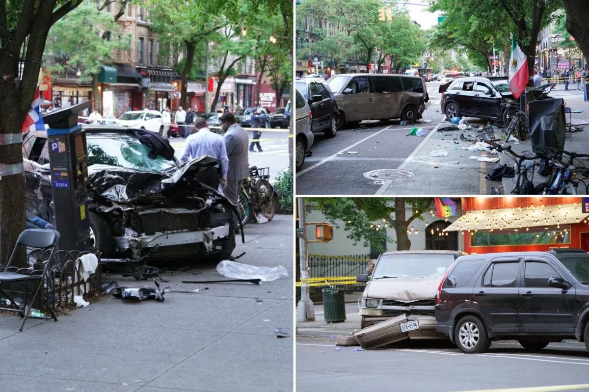 Out-of-control NYC driver plows into group of men on sidewalk, killing 2