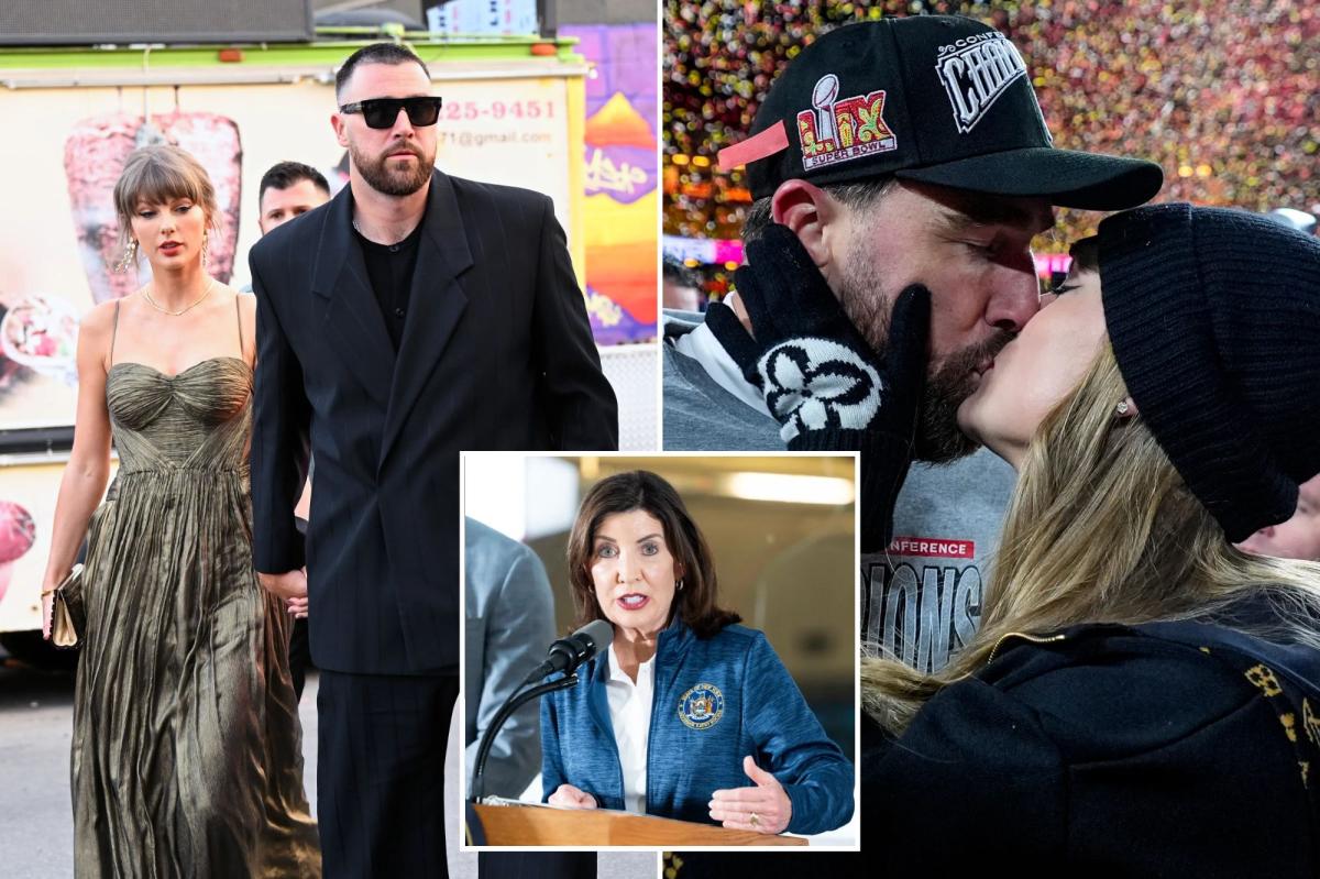 NY lawmakers eye $250K security fund for Taylor Swift, Travis Kelce wedding