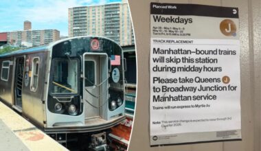 J train skips Brooklyn stops, sparking commute chaos