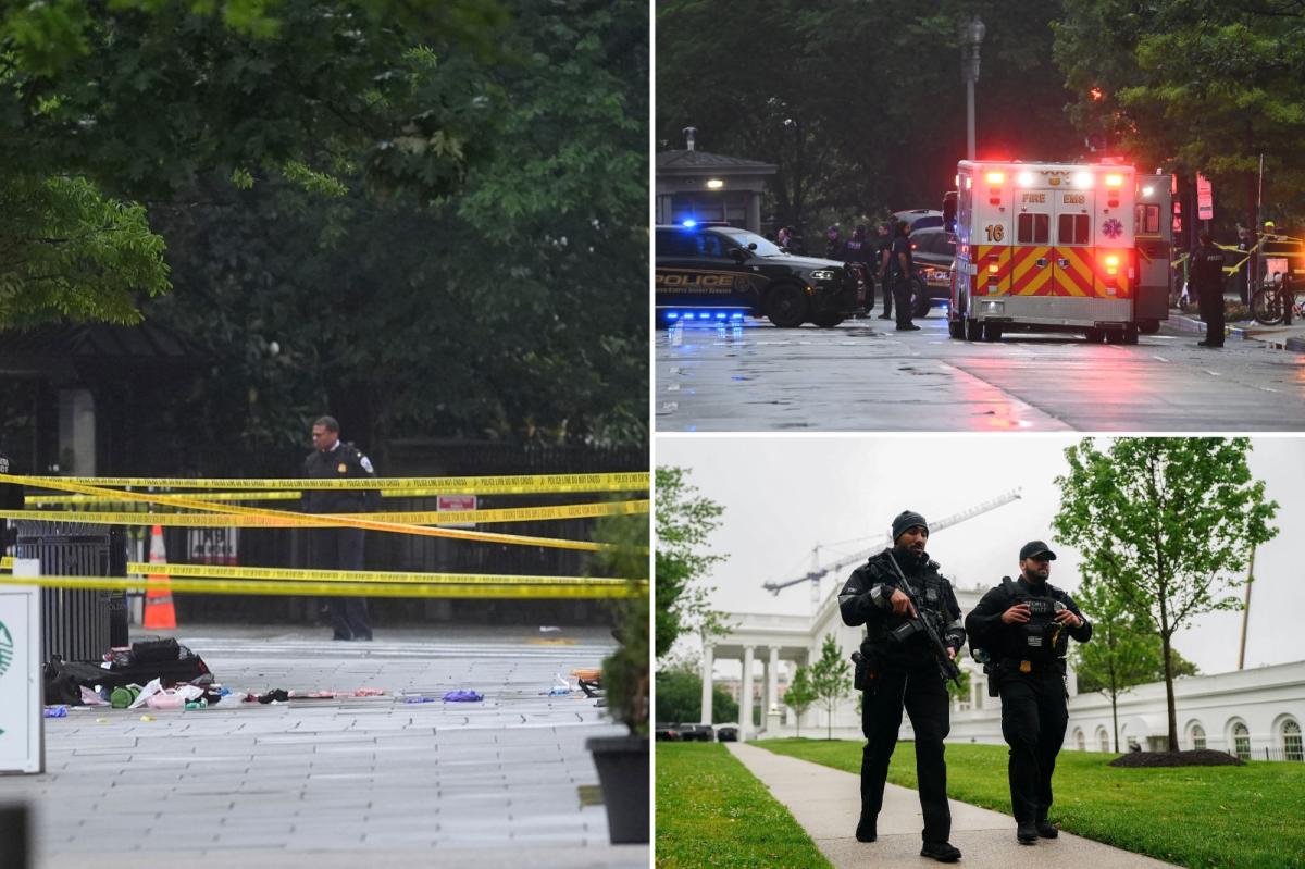 White House on lockdown after dozens of shots fired