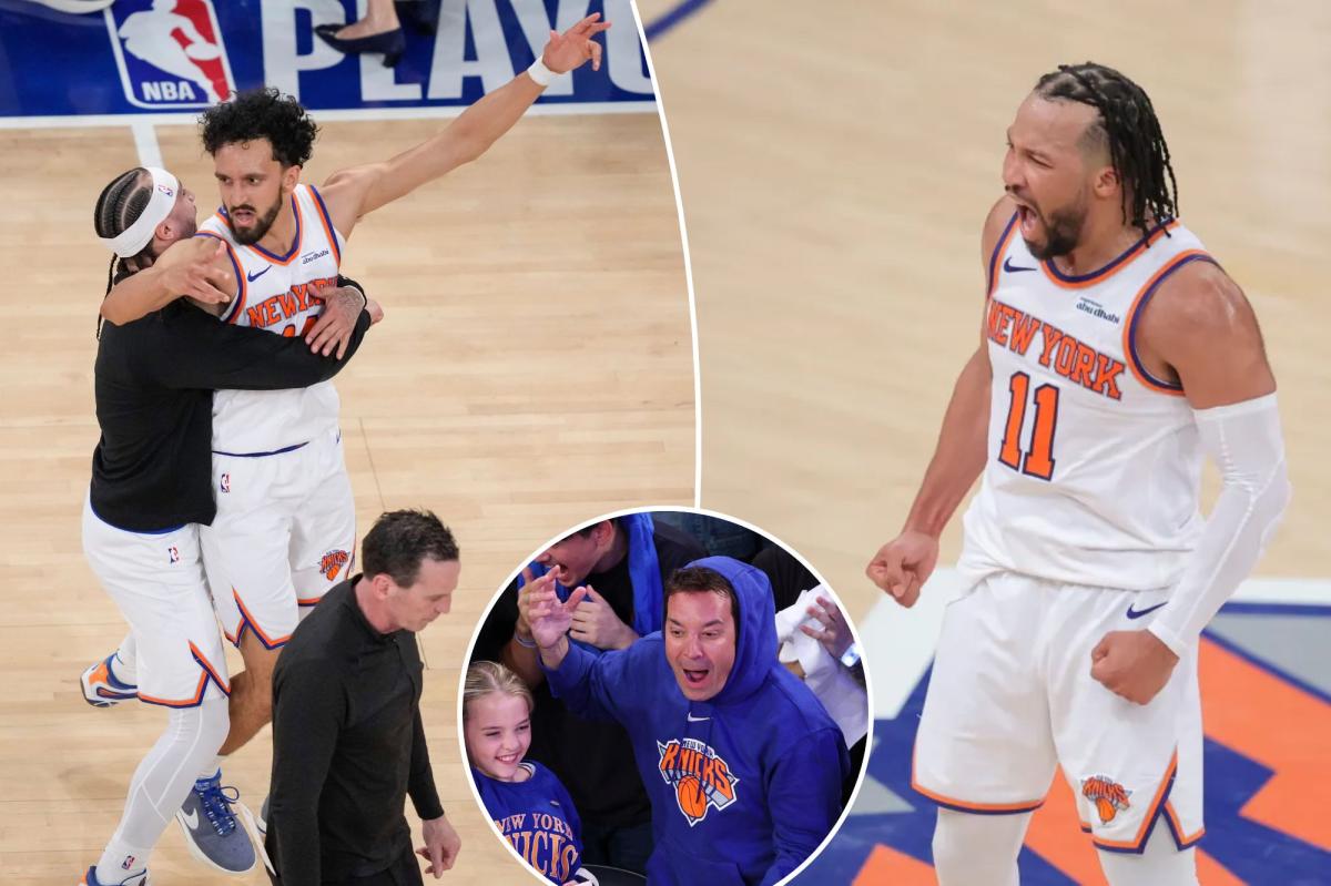 Knicks mount furious rally to beat Cavaliers in thrilling Game 1 win