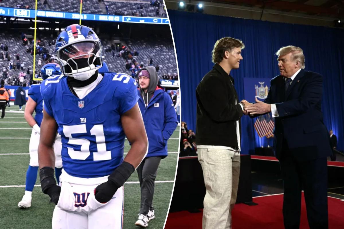 Abdul Carter, Jaxson Dart 'spoke as men' after Trump rally sparks Giants drama