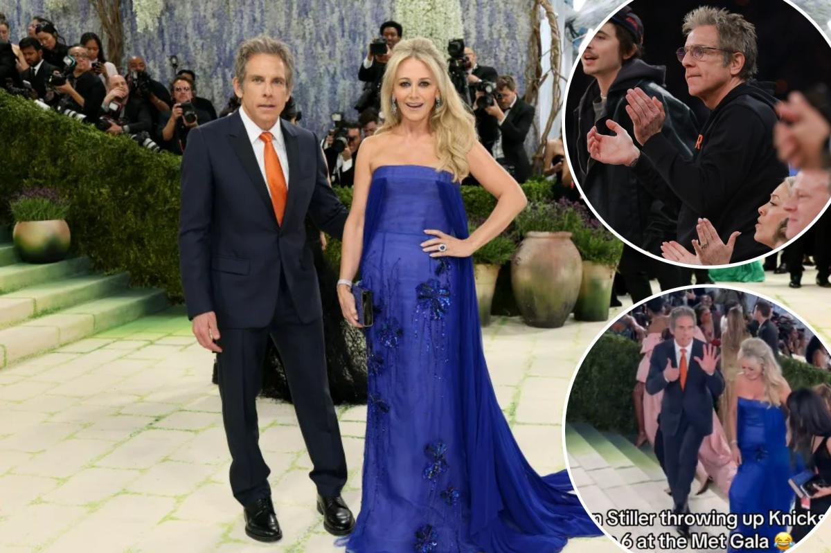 Ben Stiller makes Knicks playoff prediction as he skips Game 1 for Met Gala