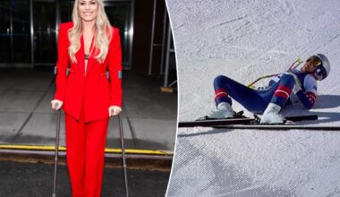 Lindsey Vonn plans to take first steps without crutches at Met Gala