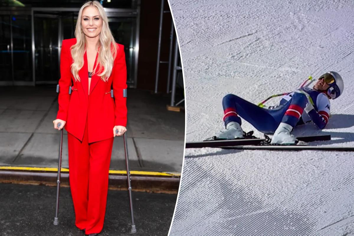 Lindsey Vonn plans to take first steps without crutches at Met Gala