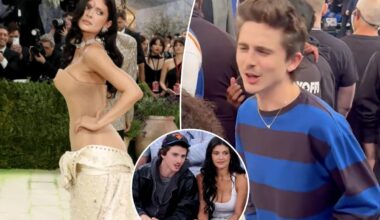 Timothee Chalamet hits Knicks playoff game as Kylie Jenner goes nude at Met Gala