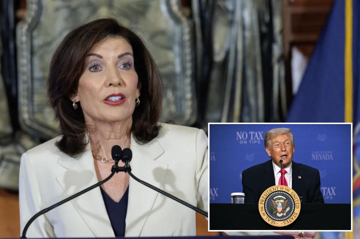 Hochul matches Trump, announces no tax on tips for New Yorkers
