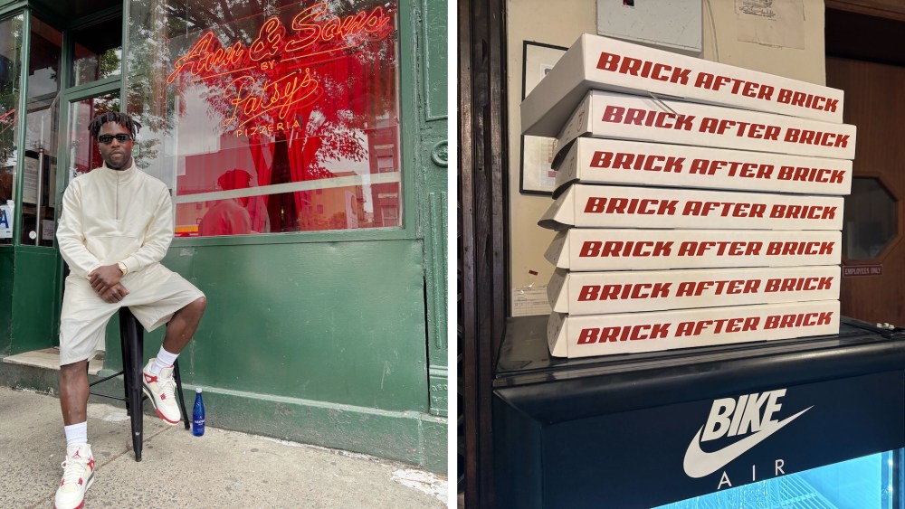 Nigel Sylvester Air Jordan 4 Brick After Brick NYC Pop-Up