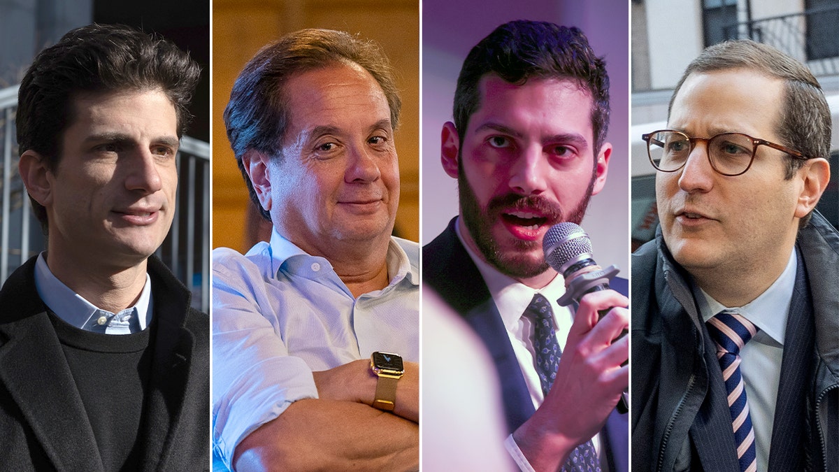 A split image of four candidates.