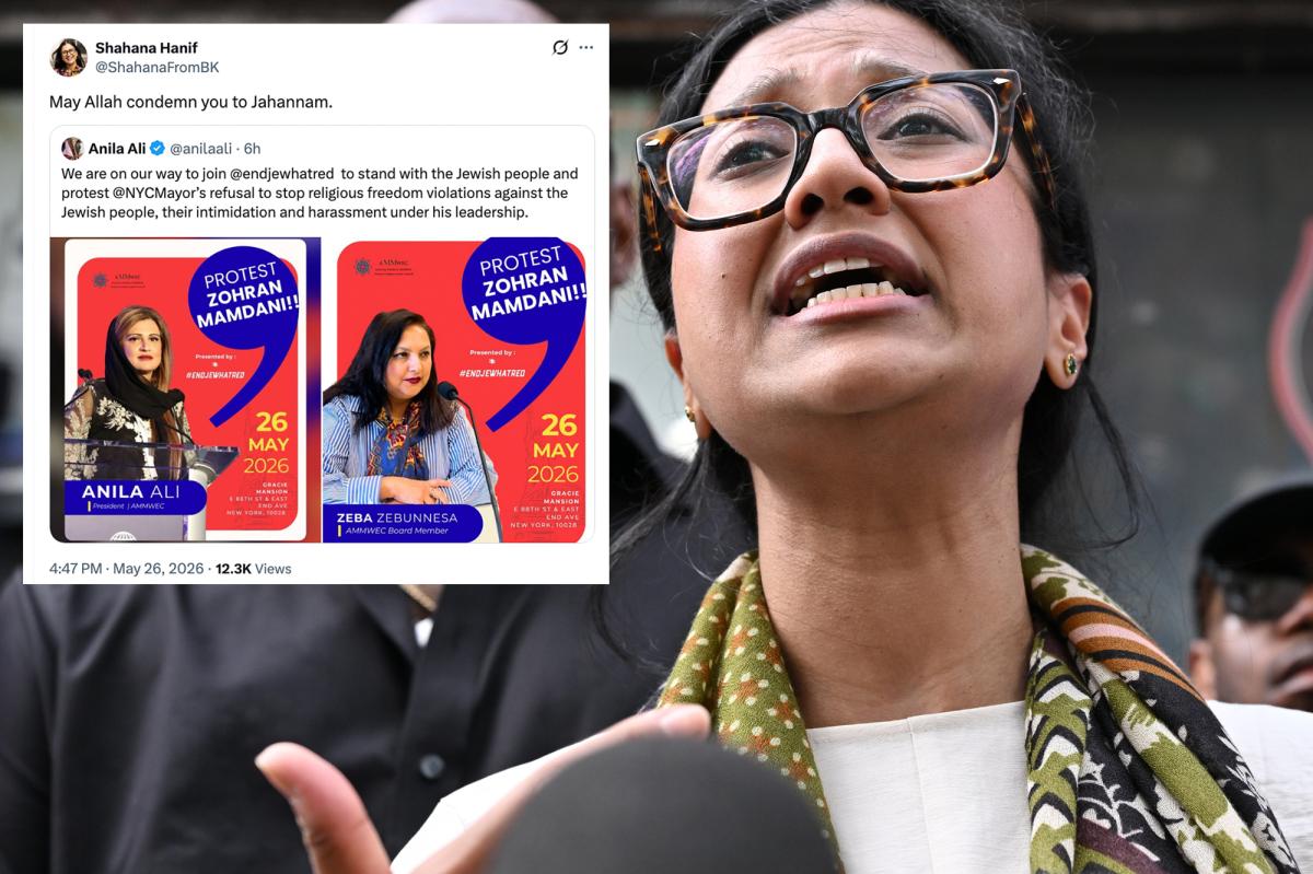 NYC Dem socialist Councilwoman Shahana Hanif condemns Muslim organizers to hell in vile post slamming pro-Israel protest