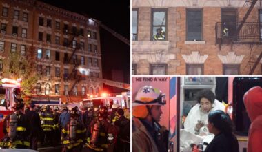 Three dead, more than a dozen injured in fire at Inwood building