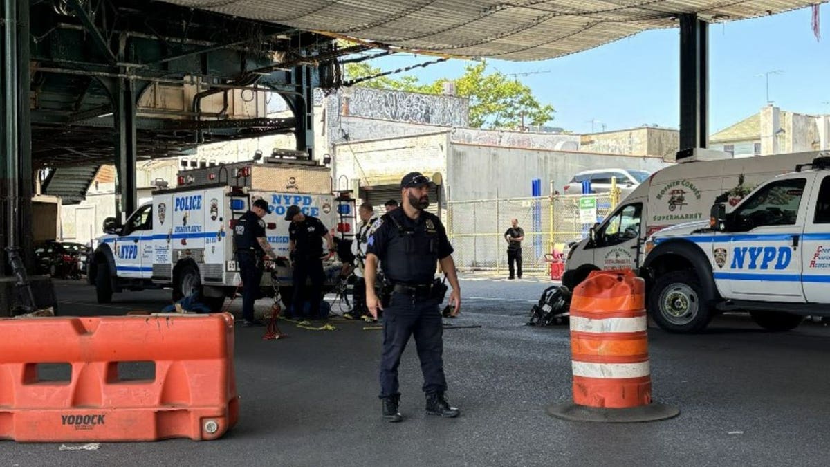 NYPD investigating where people went down a manhole in Flatbush