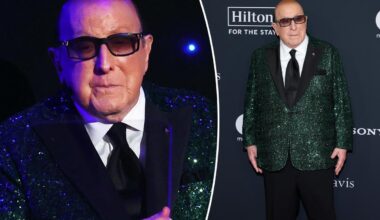 Clive Davis, 94, hospitalized in NYC