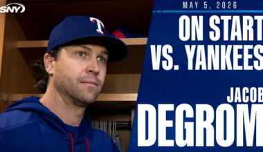 Jacob deGrom on rough outing vs. Yankees in the Bronx