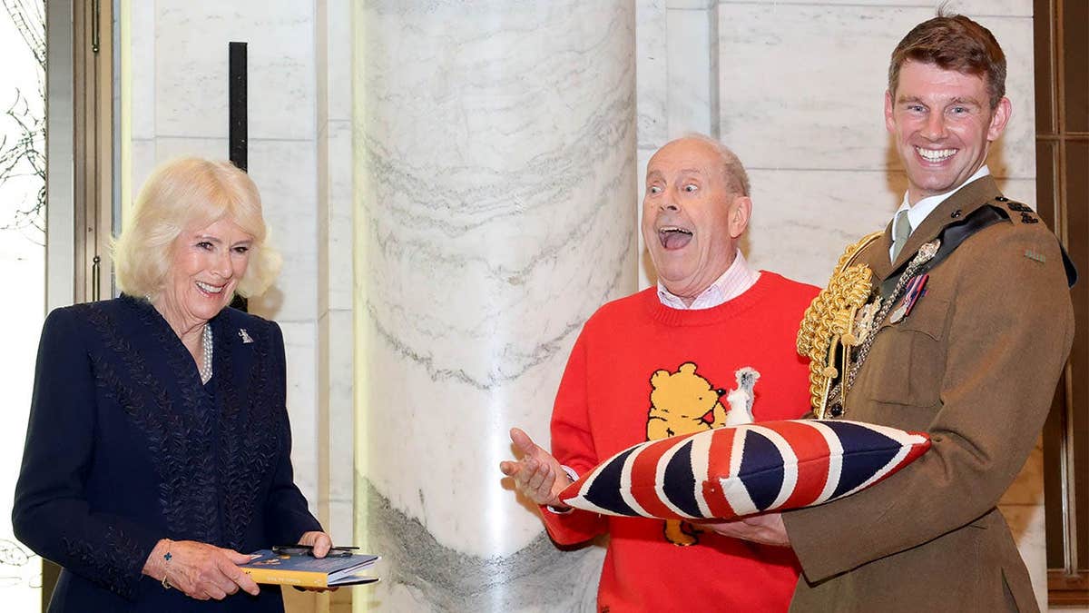 Queen Camilla reads Winnie-the-Pooh to children at New York Public Library