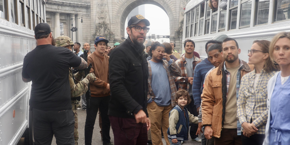 'A Quiet Place Part III' Set Photos Show Chaos in NYC's Chinatown, Manhattan Bridge Overtaken By Military Vehicles - Just Jared - Celebrity News and Gossip