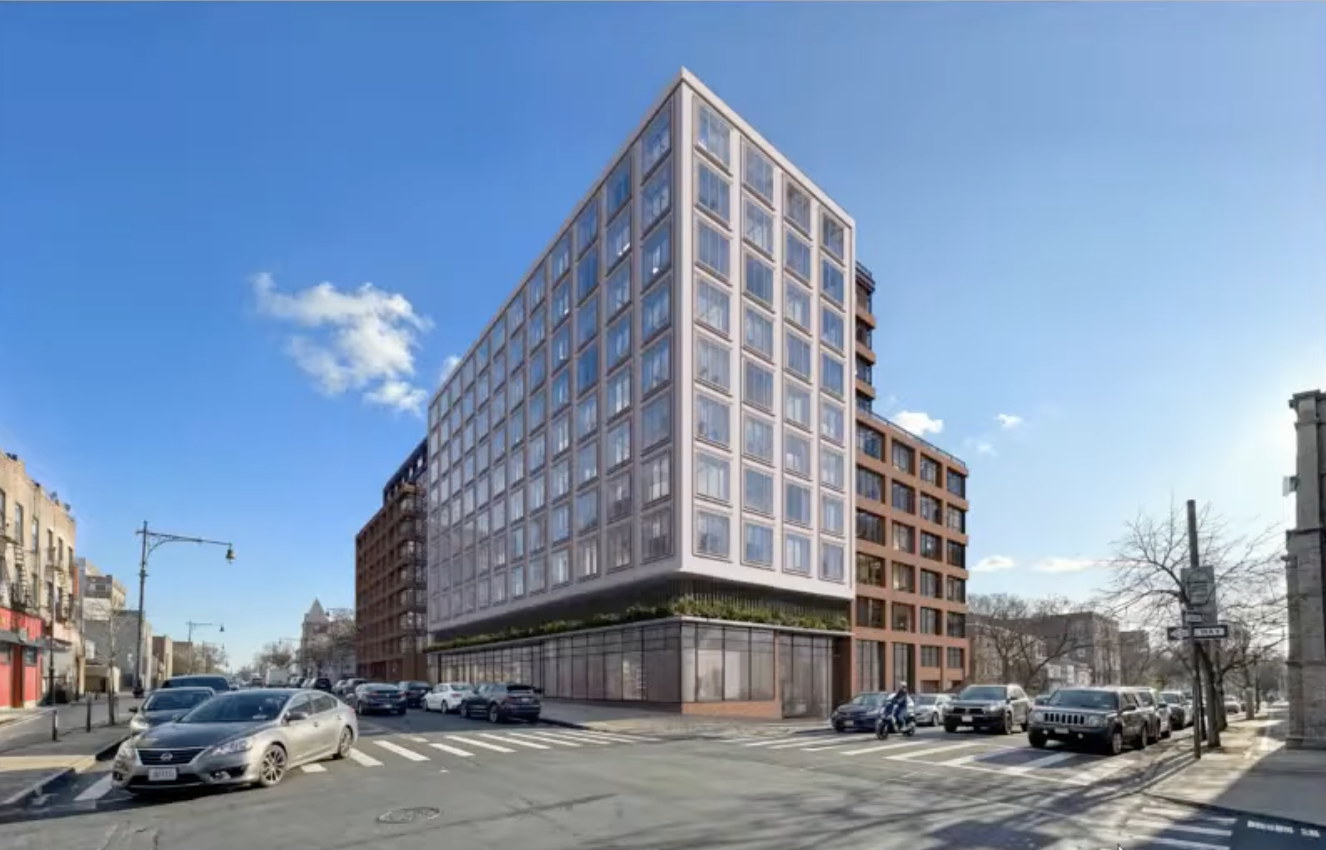 Community Board 10 voted against the 11-story building, instead recommending a smaller one. Rendering: Menzak Architect P.C.