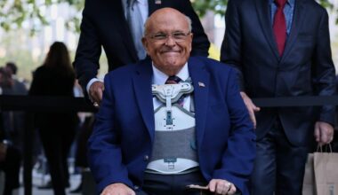 Rudy Giuliani former NYC mayor is hospitalized but in stable condition as Trump speaks out