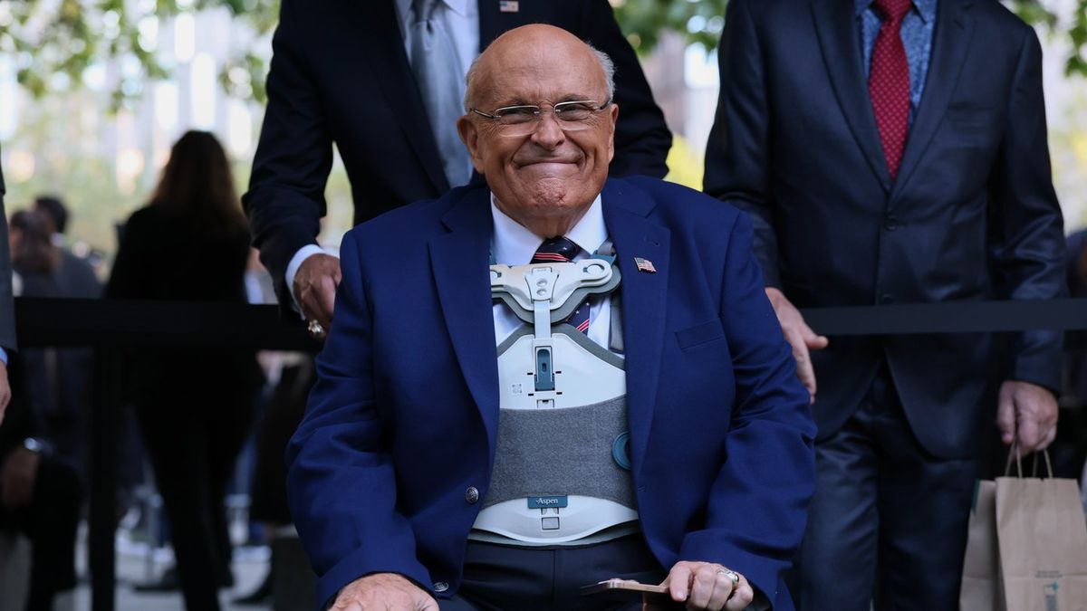 Rudy Giuliani former NYC mayor is hospitalized but in stable condition as Trump speaks out