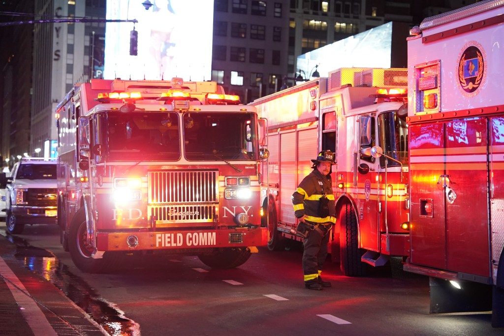 Forty-six units and 141 personnel responded to the blaze.