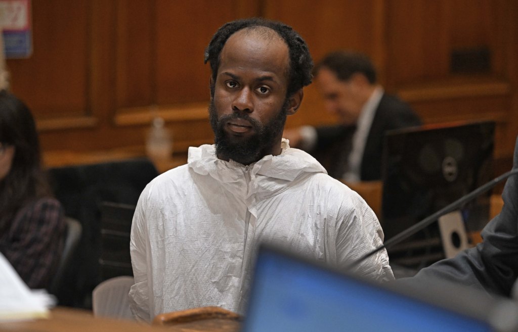 Jayvon Boyd at his arraignment in Brooklyn Criminal Court.