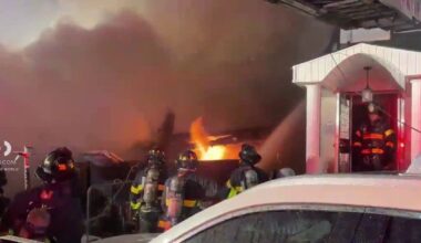 Queens fire: Body found; suspect status unclear