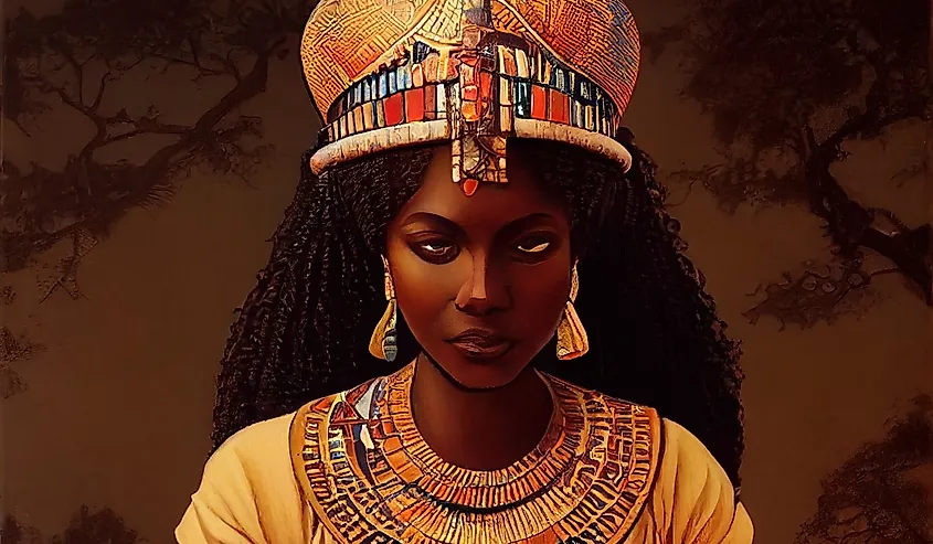 Representation of Queen Amanirenas of Kush.