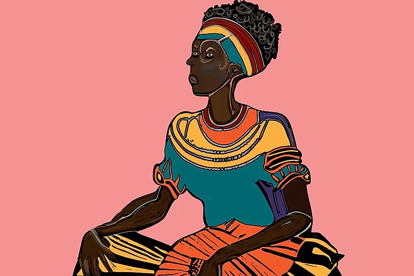 Representation of Kandake Amanirenas of Kush.