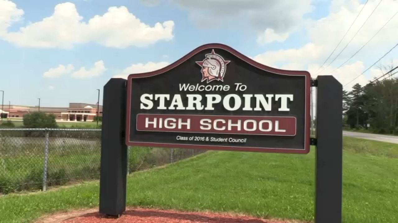 Starpoint High School sign